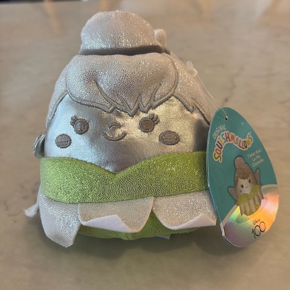 Squishmallow Disney 100th Anniversary Celebration 5" Tinker Bell Stuffed Plush - Picture 1 of 3
